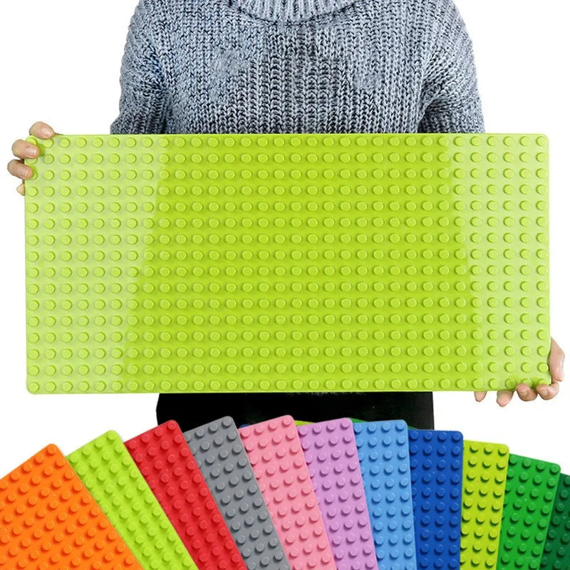 Placa base grande para blocos de construção, 16x32 pontos, acessórios, brinquedos — foto 4