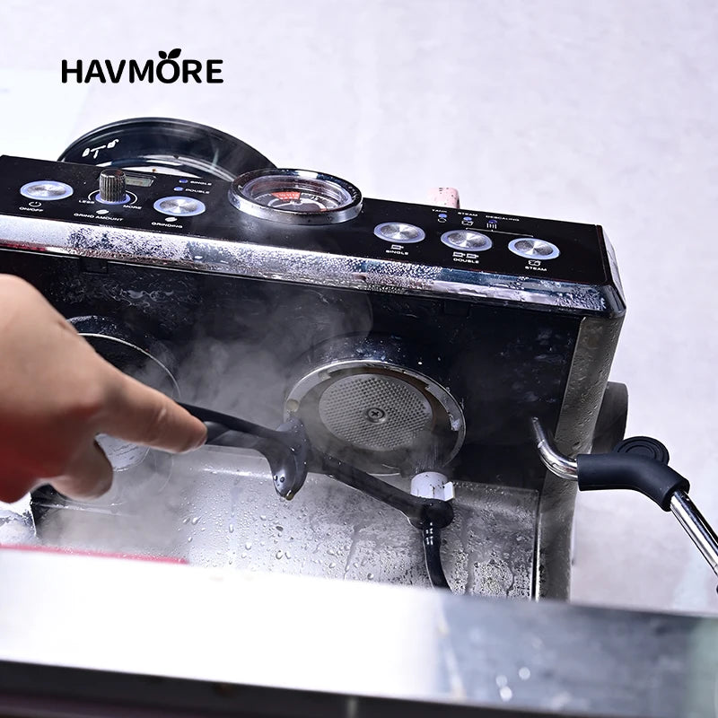 Máquina de café de qualidade alimentar resistente ao calor Escova de vapor Alça PP para café Baristas Chá — foto 2