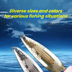 Kit de Iscas de Pesca com 16 Peças, Conjunto de Iscas de Metal para Trolling e Jigging — foto 7