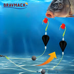 Conjunto de flutuador de pesca com gancho duplo com fundo invertido, alta sensibilidade — foto 1