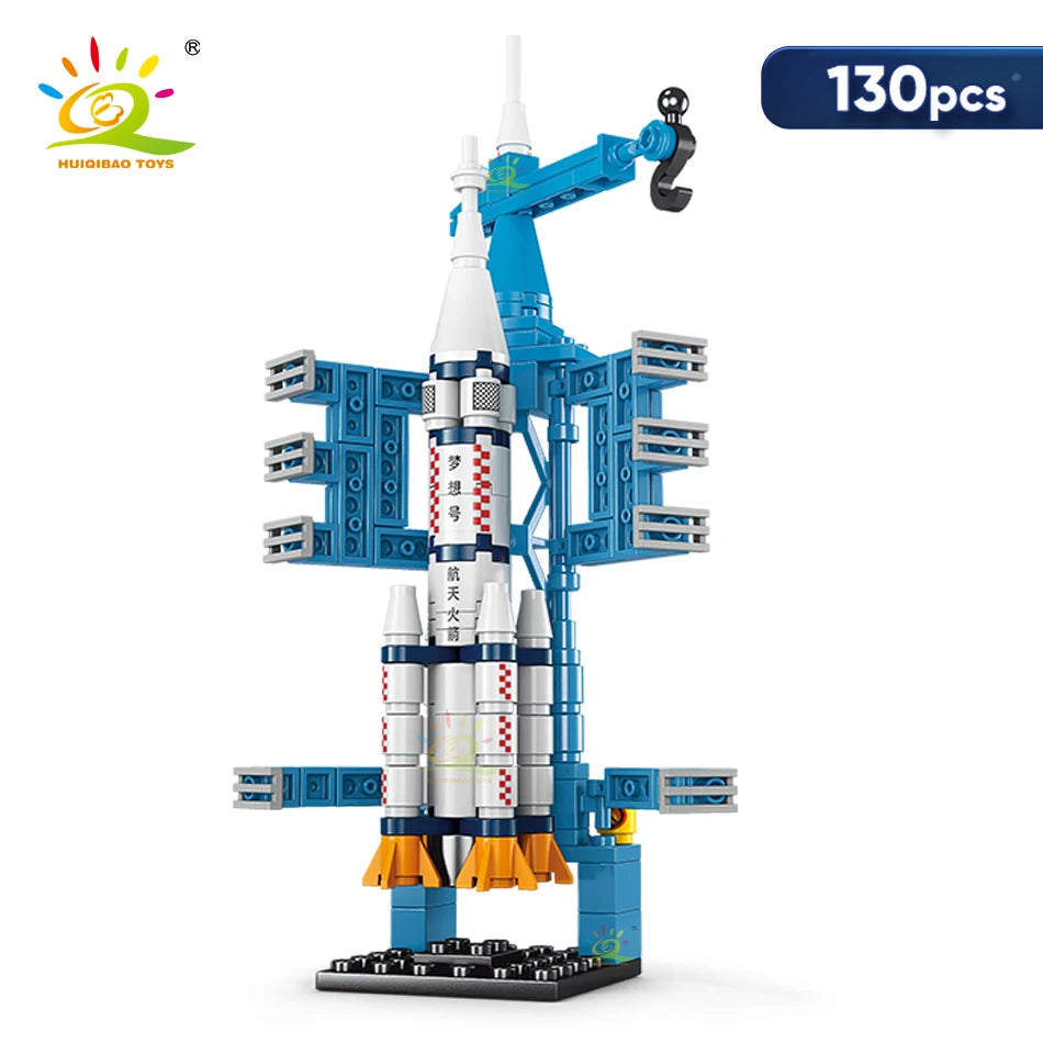 Conjunto de blocos de construção espacial ABS, 130 ou 102 peças — foto 1