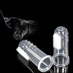 Conjunto de 5 escovas de dentes de dedo macias para cão e animais de estimação — foto 4