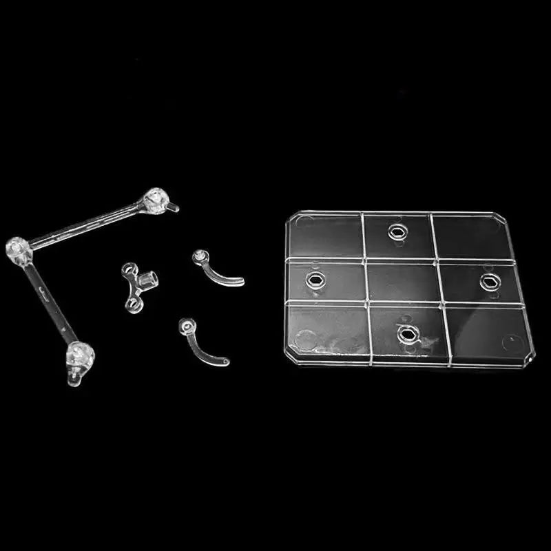 1 conjunto de base de ação suporte de exibição transparente para 1/144 HG/RG Gundam figura modelo de brinquedo — foto 3