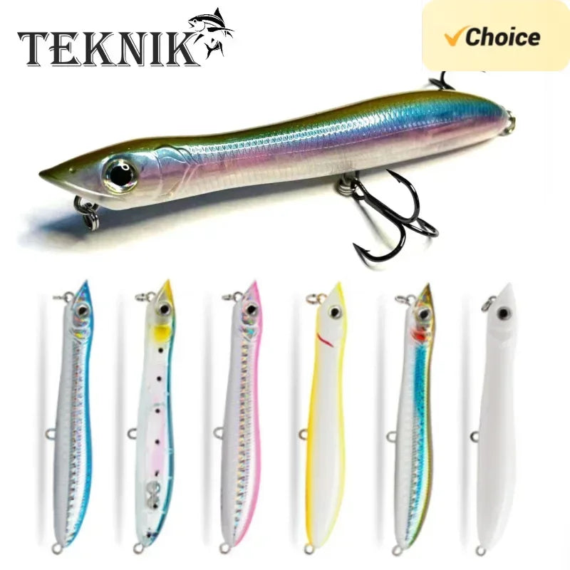 Isca de Pesca Popper 100mm 140mm Patchinco Flutuante Wobblers Isca Artificial Dura Patchinko 100 Iscas — foto 1