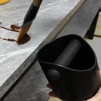 Caixa de batida para café expresso, antiderrapante, preta — foto 4