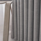 Linho cortinas blackout para sala de estar quarto alta qualidade completa sombreamento decoração luxo moderno — foto 4