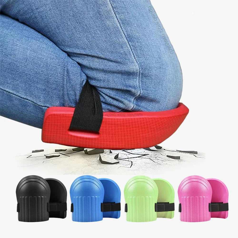 Almofada de proteção profissional do joelho, Colar Kneeler para Piso, Telha - Preto 2 unidades 2 unidades — foto 2