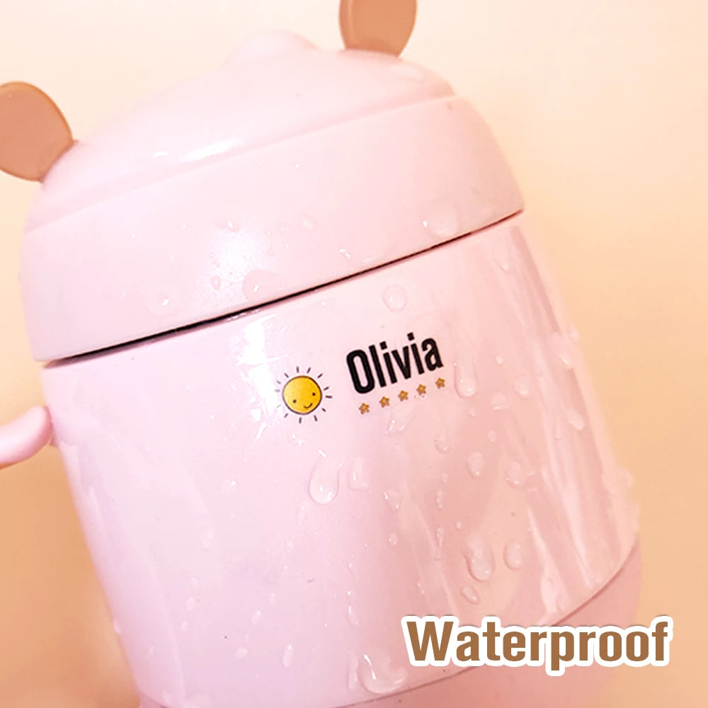 Etiqueta de nome personalizada à prova d'água, adesivos kawaii, decalques — foto 2