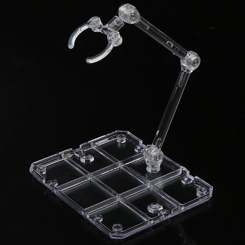 1 conjunto de base de ação suporte de exibição transparente para 1/144 HG/RG Gundam figura modelo de brinquedo — foto 2