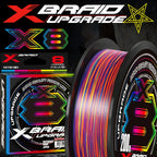 Japão Xbraid Upgrade X8 Multicolored High Stength Multifilament Line Fishing 1000M/500M/300M Super Smooth — foto 2