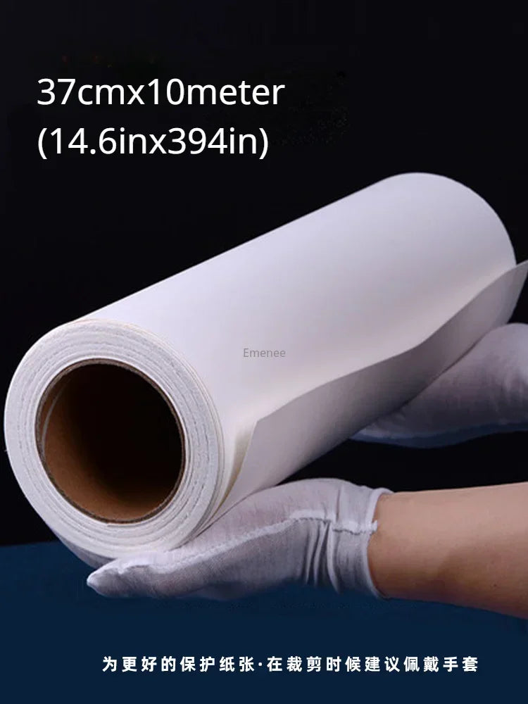 Rolo de papel aquarela 300g branco natural 100% algodão 10, 6/14 — foto 2