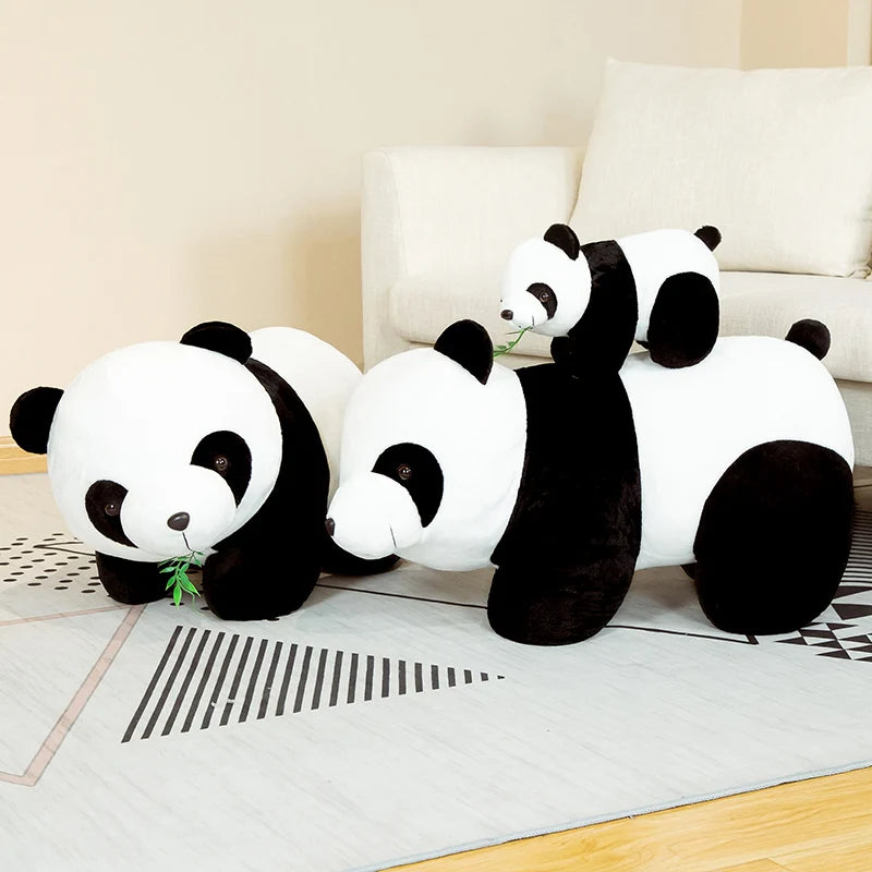 20cm bonito bebê bambu panda urso pelúcia animal boneca dos desenhos animados kawaii bonecas presentes — foto 4