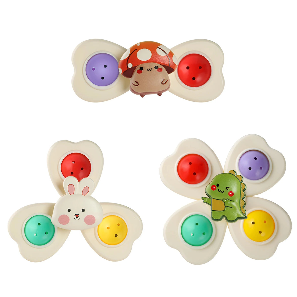 Brinquedo Giratório Divertido com Rodas de Sucção, Compacto e Portátil, para Diversos Cenários — foto 1