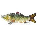 4 Polegada 6 segmentos articulados duro artificial iscas de pesca biônico - 1 unidade 4 polegadas 450 — foto 1