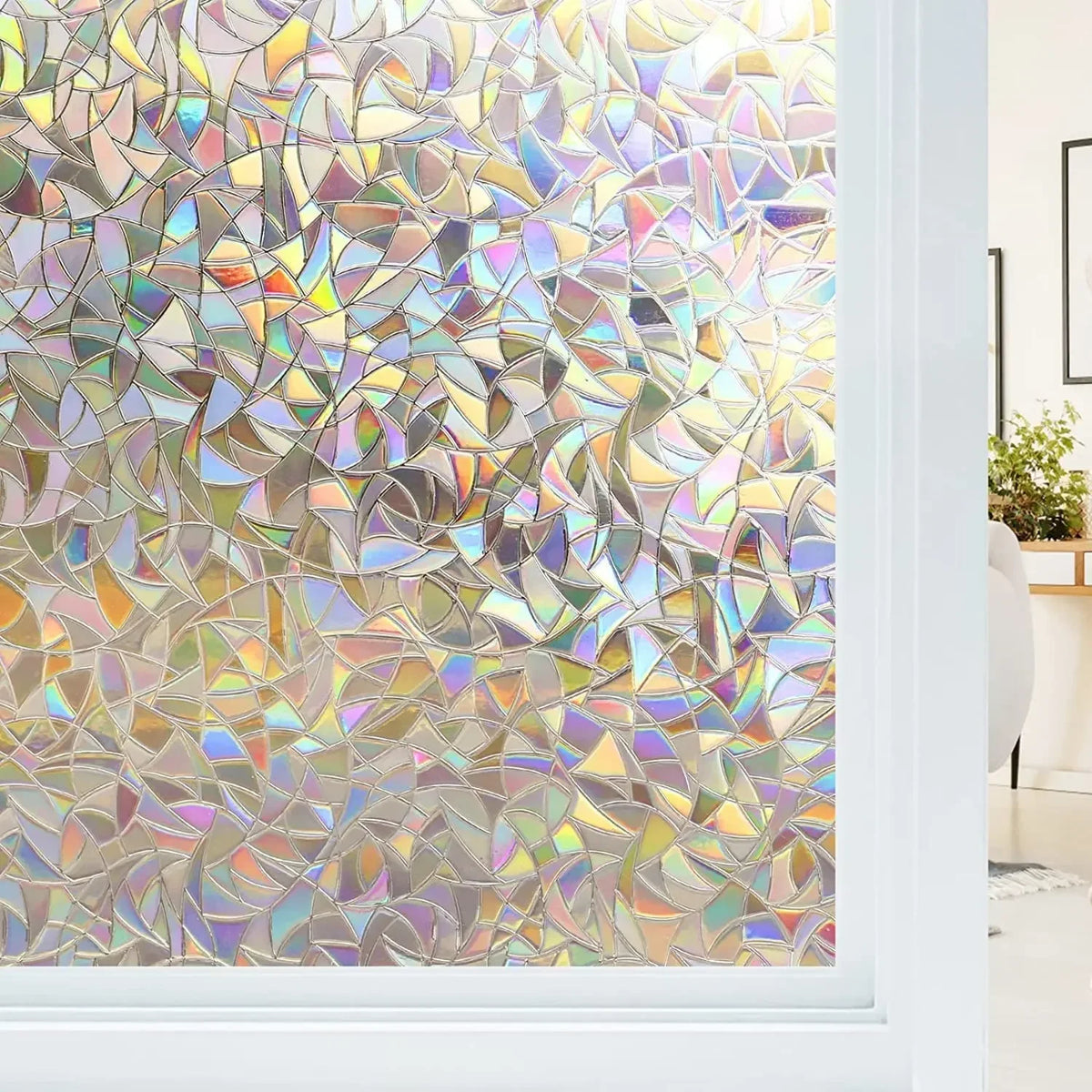 Película decorativa para janela arco-íris 45x100 cm — foto 1