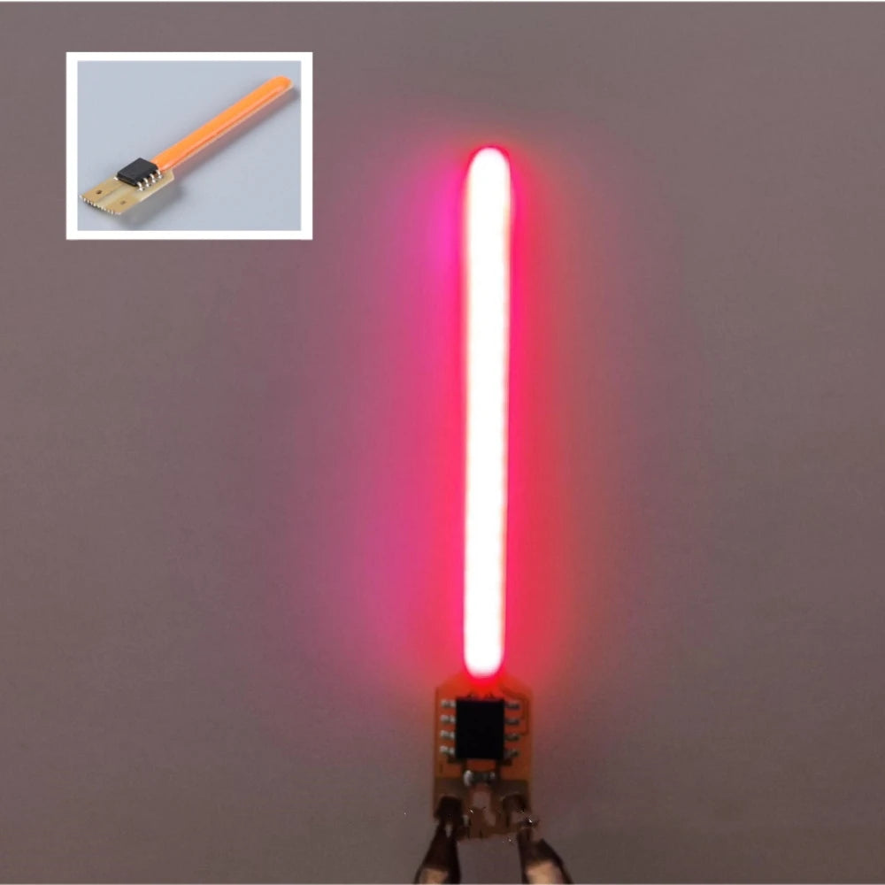 Lâmpada LED de Filamento 3V COB 40mm 59mm 70mm com Efeito Chuva de Meteoros e Água Corrente — foto 2