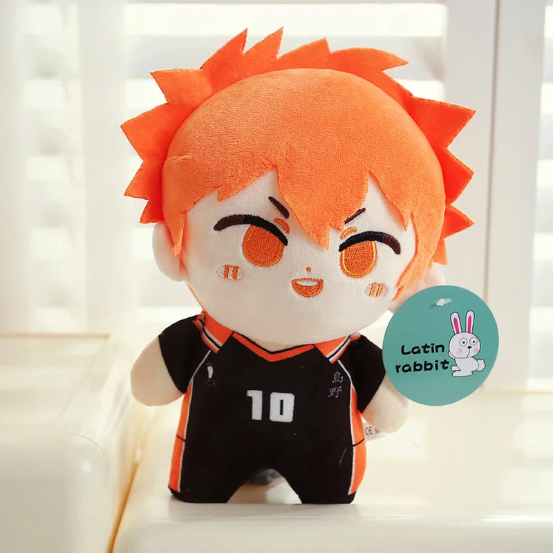 26cm bonito dos desenhos animados haikyuu brinquedo de pelúcia kuroo tetsurou oikawa tooru kei tsukishima — foto 1