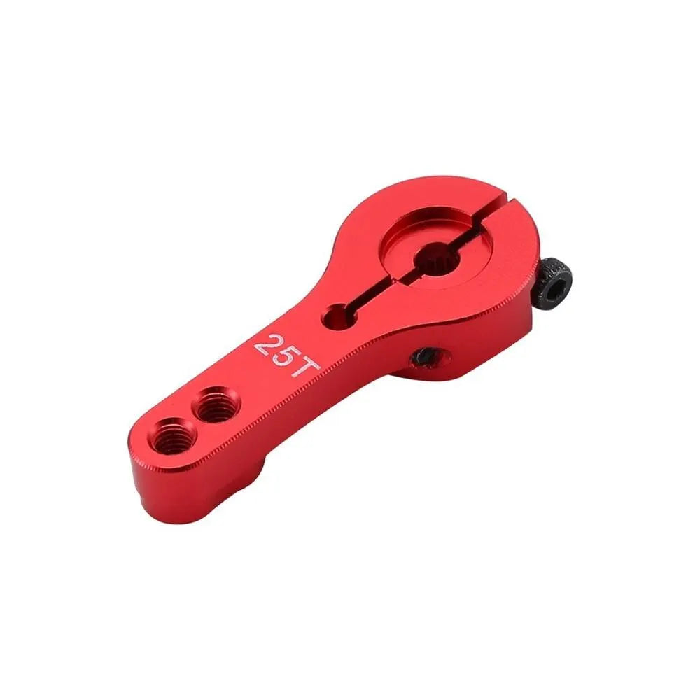 25t rc servo chifre conjunto de braço alumínio para mg995 mg996r e9001 rc carro barco rastreador modelo — foto 1
