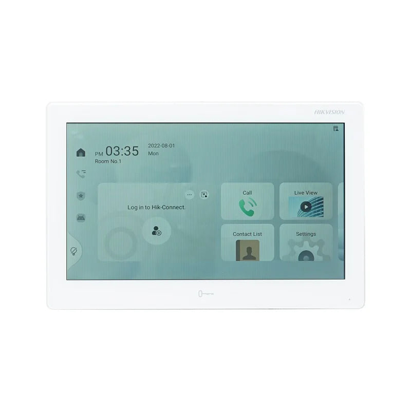 Monitor Interno Versão Internacional de 10 polegadas DS-KH9510-WTE1(B), 802.3af POE, App Hik-Connect, WiFi — foto 1