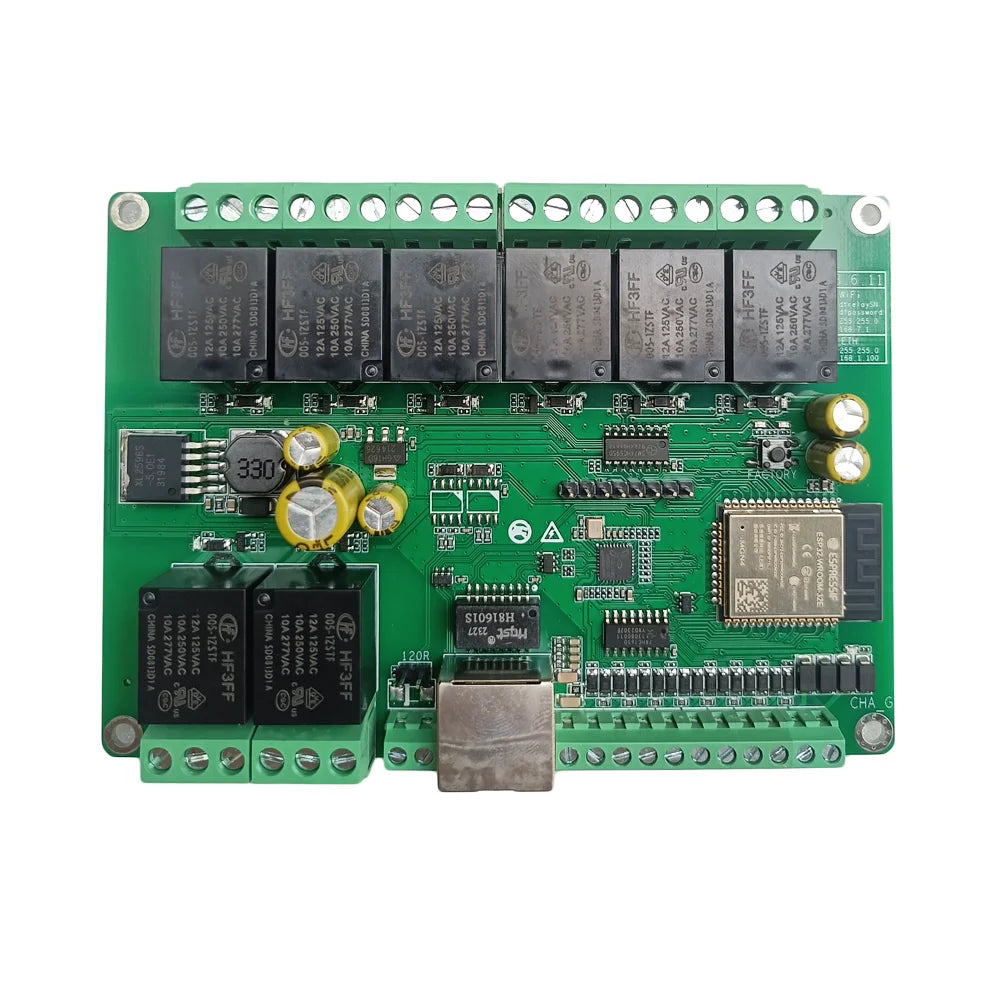 Rede de relé ethernet wifi switch modbus mqtt tcp udp web http programação tarefa pode rs485 coap domoticz — foto 2