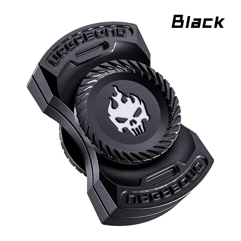 Diversão 3-em-1 jogo edc brinquedos fidget esqueleto personalizado fantasma fidget spinner liga slider alívio — foto 1