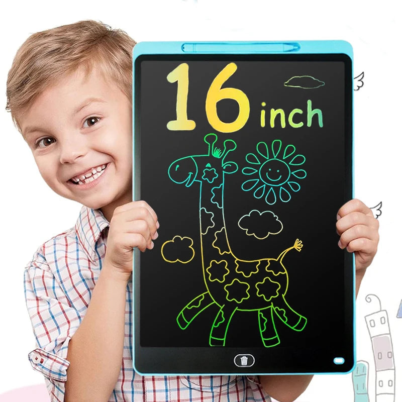 16 Polegada grande lcd prancheta escrita tablet dígito magia blackboard arte ferramentas pintura aprendizagem — foto 2