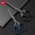 Tesoura de escritório profissional 180mm Tesoura resistente com lâmina preta afiada ferramenta de corte — foto 2