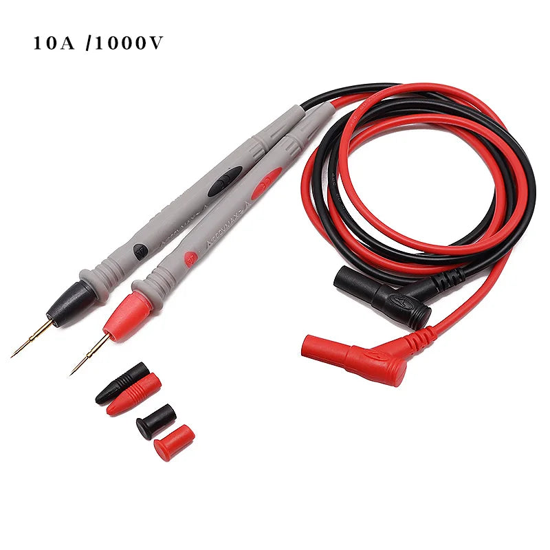 Pino de teste de sonda 20a 1000v para multímetro digital ponta de agulha multi medidor - 10A PVC Wire — foto 2