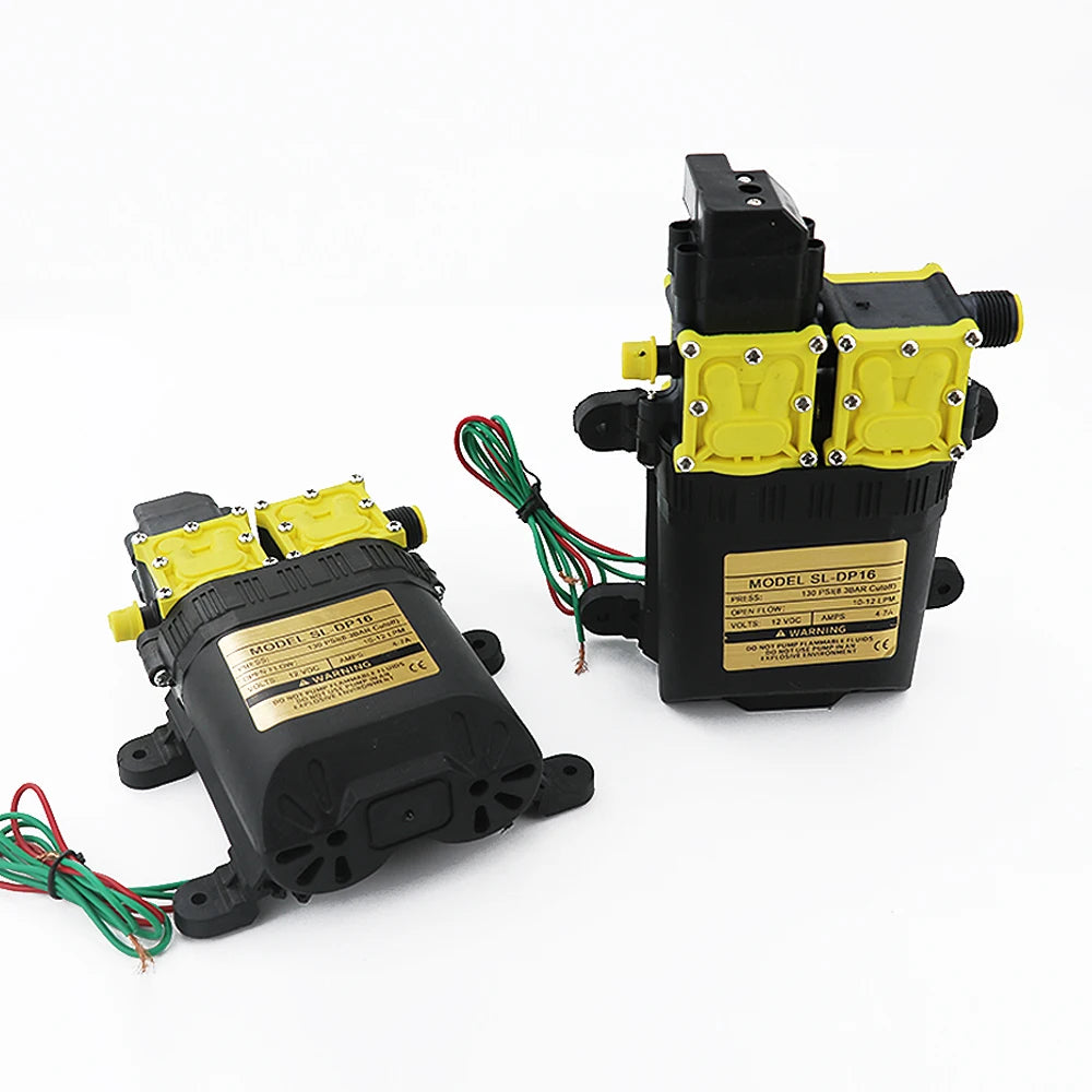 Bomba de água elétrica agrícola de alta pressão, 12v dc 7a 10l/min, pulverizador de água automático — foto 1