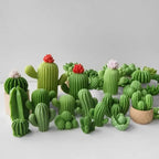 Molde de silicone em forma de cacto para velas e resina — foto 4