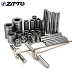 Conjunto de ferramentas para instalação de eixo de cubo de bicicleta - Ferramenta conjunto e caixa — foto 2
