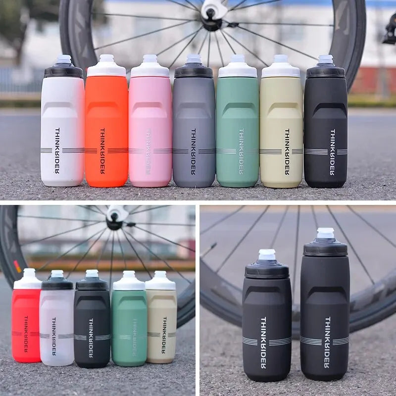 Garrafa de água para bicicleta 620 ml branca — foto 6