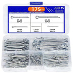 Sliver Split Pins para fixações de algodão, aço zincado, Hard Case Link, tamanhos sortidos, alta qualidade — foto 1