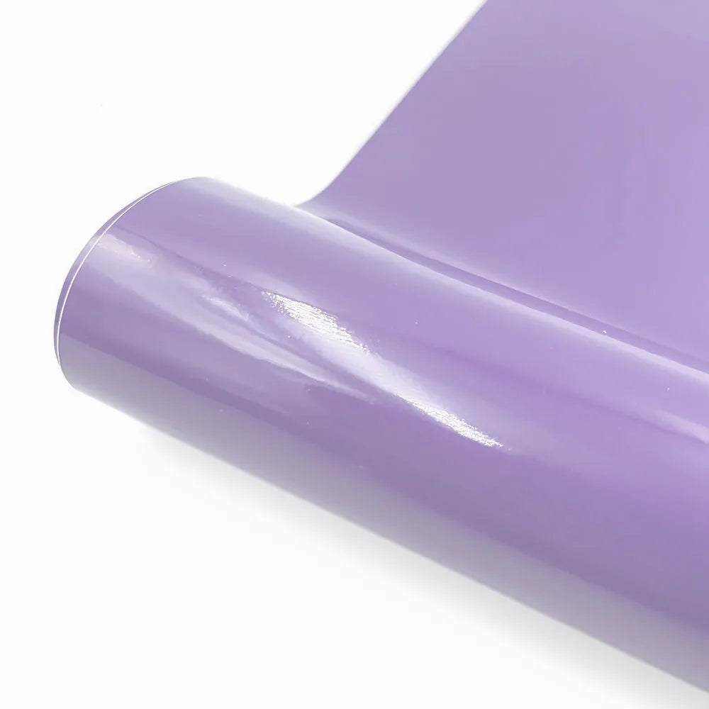 Adesivo permanente de vinil, cores de metal fosco - Roxo claro 12in x 10in (30x25cm) — foto 2