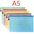 5-100 Peças Pasta Organizadora de Documentos A4/A5/A6 com Zíper em ecrã, Bolsa para Documentos — foto 1