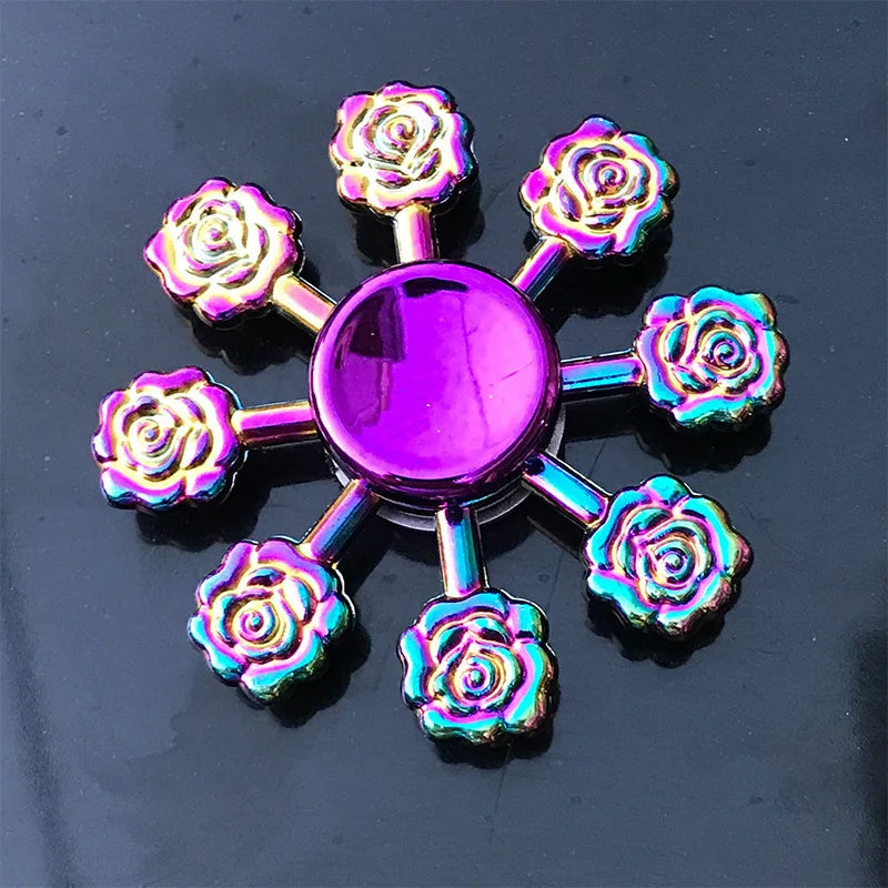 Conjunto de Fidget Spinner Colorido para Adultos, Brinquedo Antiestresse em Liga de Zinco — foto 1