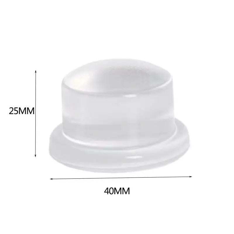 Batente de porta autocolante em silicone transparente, 1 unidade — foto 7