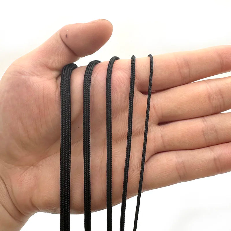 1mm/2mm/3mm/4mm/5mm de diâmetro paracord pára-quedas corda escalada acampamento sobrevivência engrenagem — foto 2