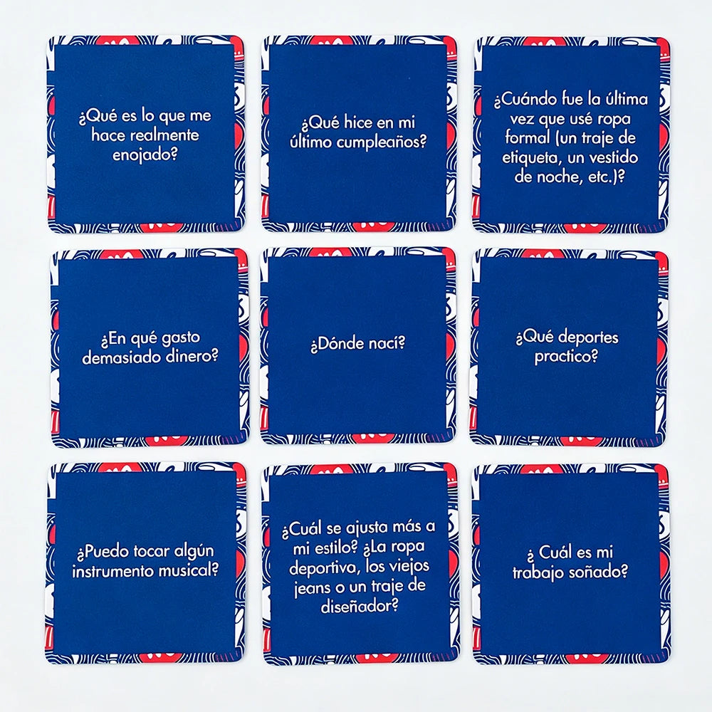 Cartas de Jogo em Espanhol - Bien Me Conoces? Jogo de Tabuleiro para Entretenimento Após o Jantar — foto 4