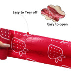Sacos de Lixo para Cães Vermelhos Fotodegradáveis com Fragrância de Morango - Vermelho 24Rolls 360bags — foto 2