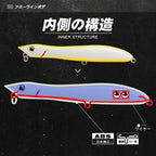 Isca de Pesca Popper 100mm 140mm Patchinco Flutuante Wobblers Isca Artificial Dura Patchinko 100 Iscas — foto 4