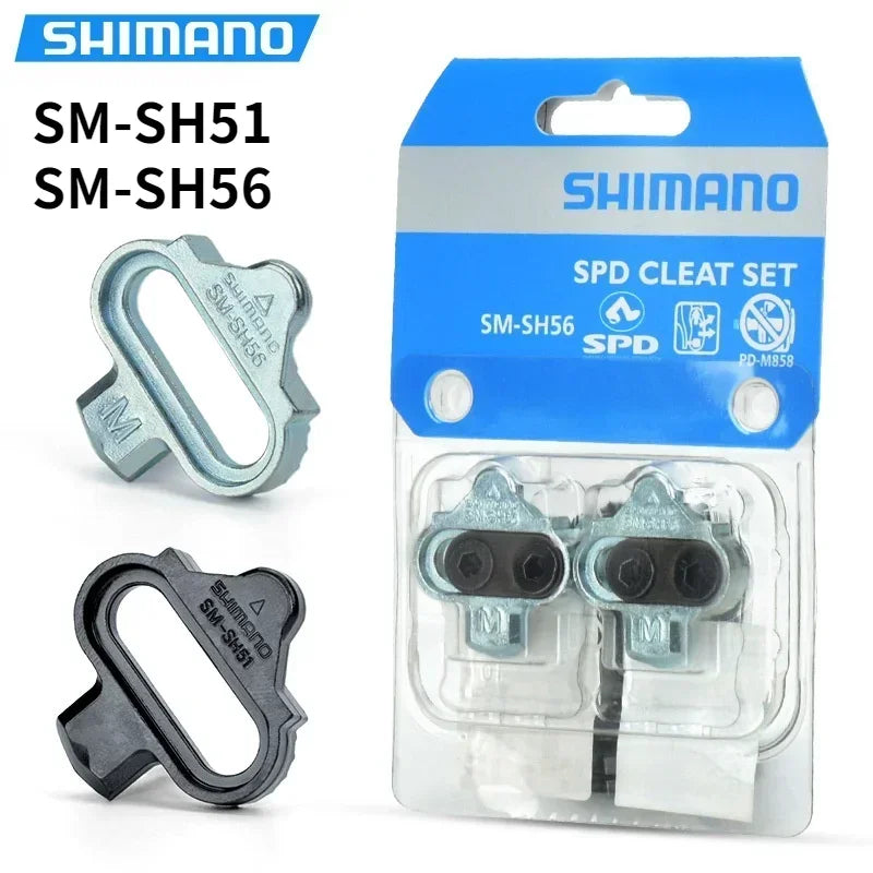 Conjunto de Pedais SM-SH56/SH51 Multi-Release para MTB com Placas de Encaixe e Parafusos - 1pcs SH56 — foto 3