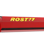 ROST 77 Eixo de dardo integrado e vôo, conjunto de 3 peças em formato de asa grande - cor transparente — foto 5