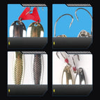 Kit de Iscas de Pesca com 16 Peças, Conjunto de Iscas de Metal para Trolling e Jigging — foto 5