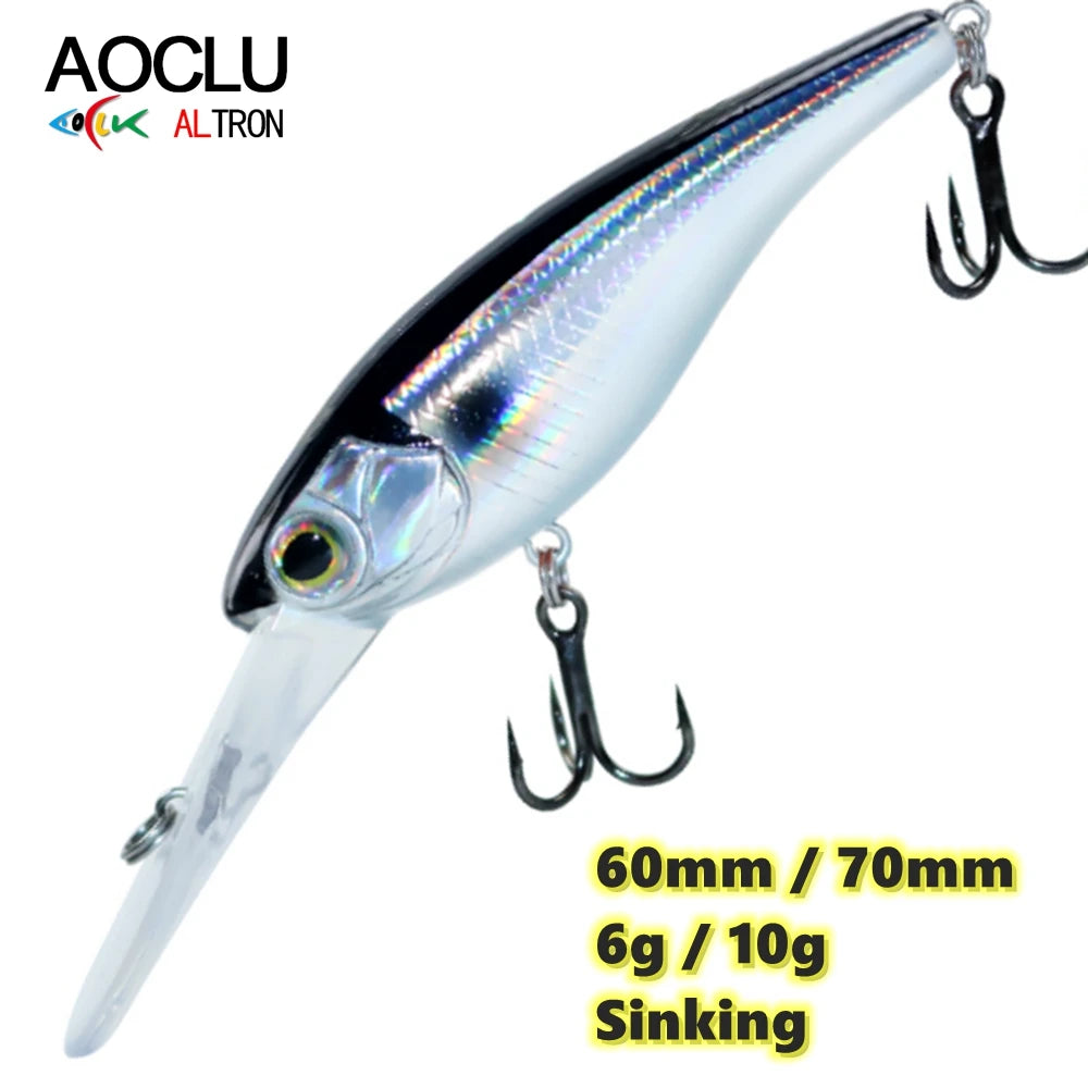 Isca artificial rígida suspensa para pesca, 60 mm e 6 g — foto 2