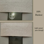 Linho cortinas blackout para sala de estar quarto alta qualidade completa sombreamento decoração luxo moderno — foto 6