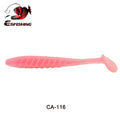Iscas de Pesca Ripple Shad 100mm 125mm 70mm Isca Artificial Macia SwimBait - CA116DC 70mm 12 unidades — foto 1