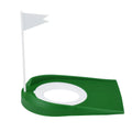 Treinador de golfe interno com buraco bandeira putter verde prática ajuda casa quintal ao ar livre — foto 1