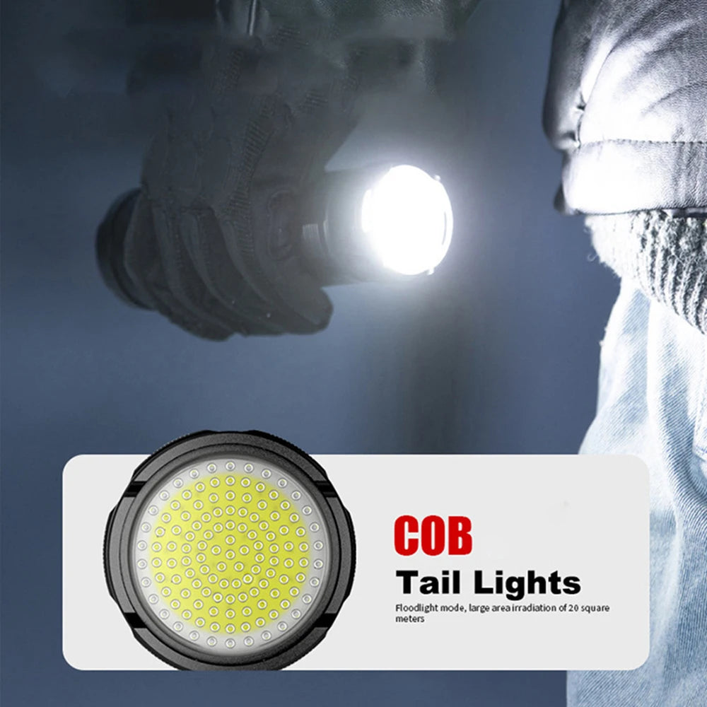 Lanterna LED recarregável com 5 modos de luz — foto 6
