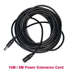 DC Power Connector Cabo de Extensão, Jack Adaptador, cabo de chumbo, Feminino, Masculino Plug Externo, 10m — foto 2